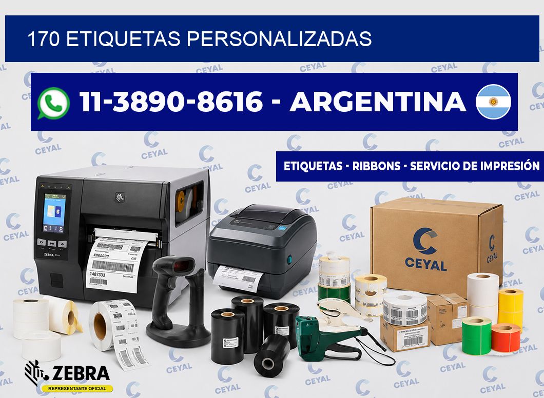 170 ETIQUETAS PERSONALIZADAS
