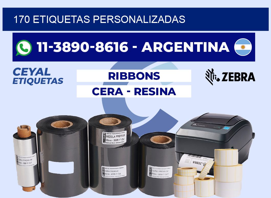 170 ETIQUETAS PERSONALIZADAS
