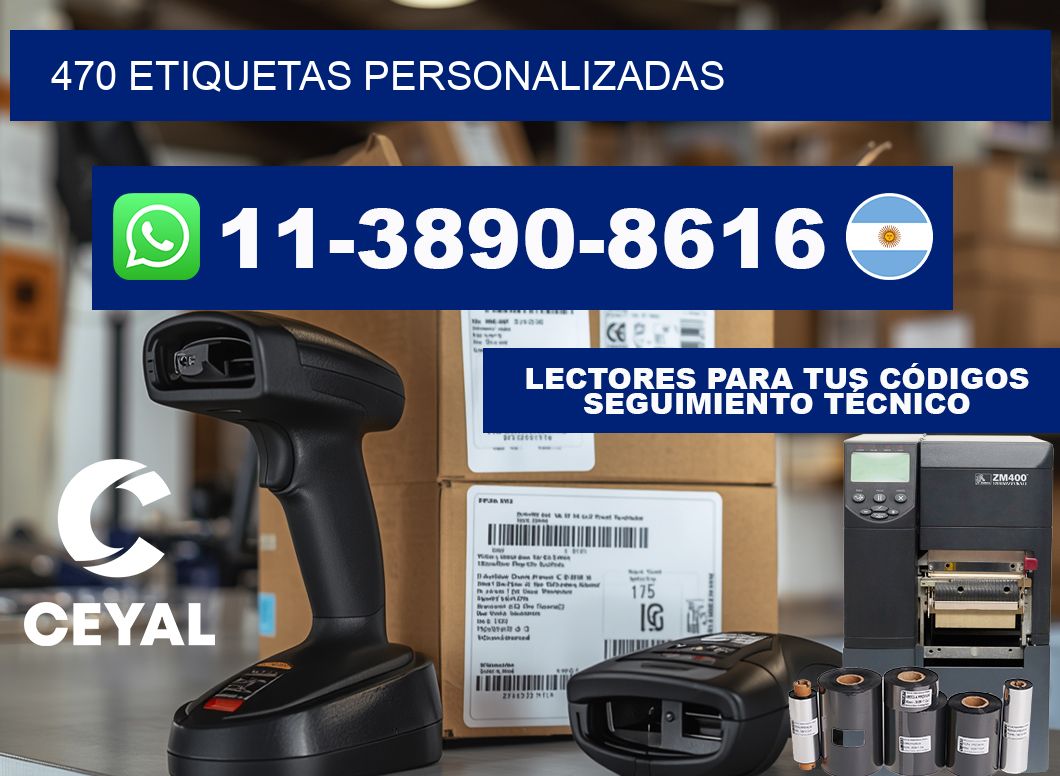 470 ETIQUETAS PERSONALIZADAS