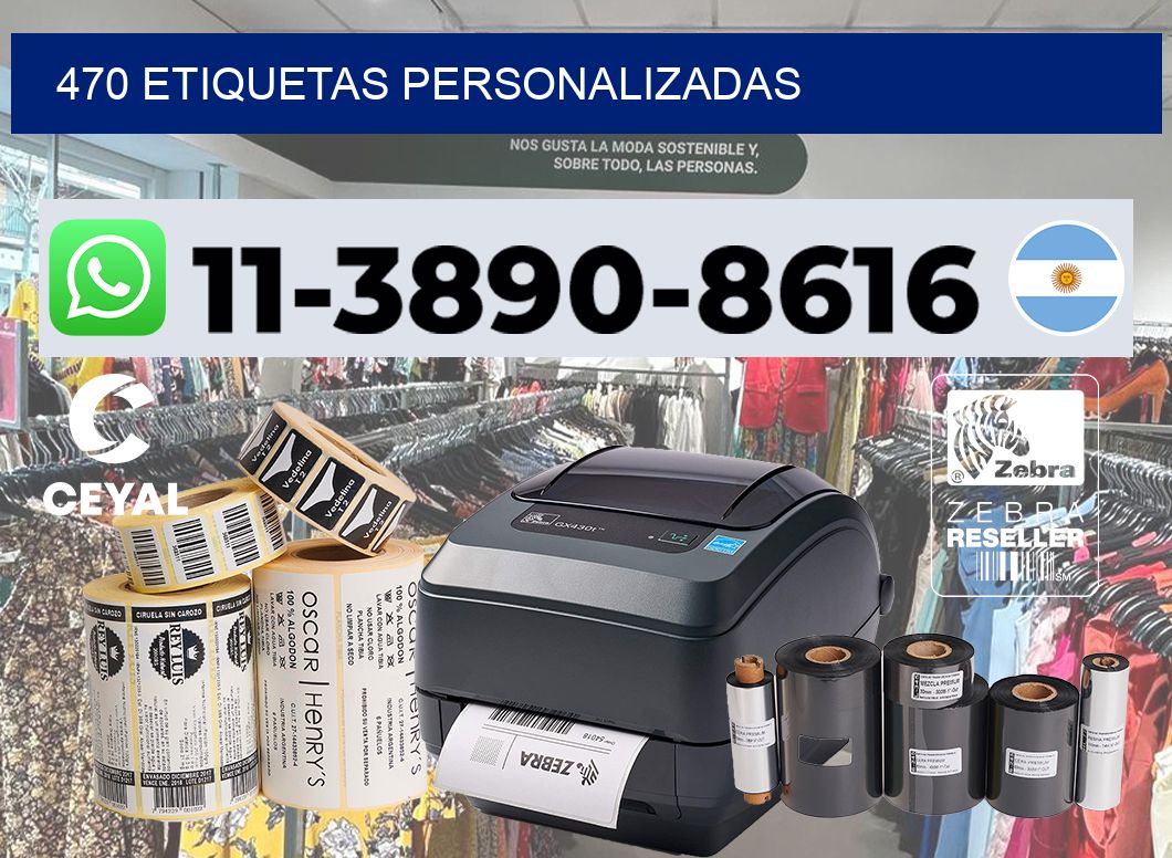 470 ETIQUETAS PERSONALIZADAS