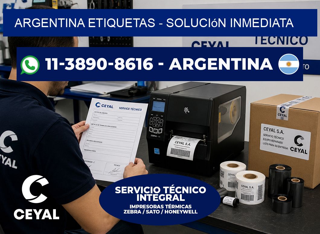 ARGENTINA ETIQUETAS - Solución inmediata