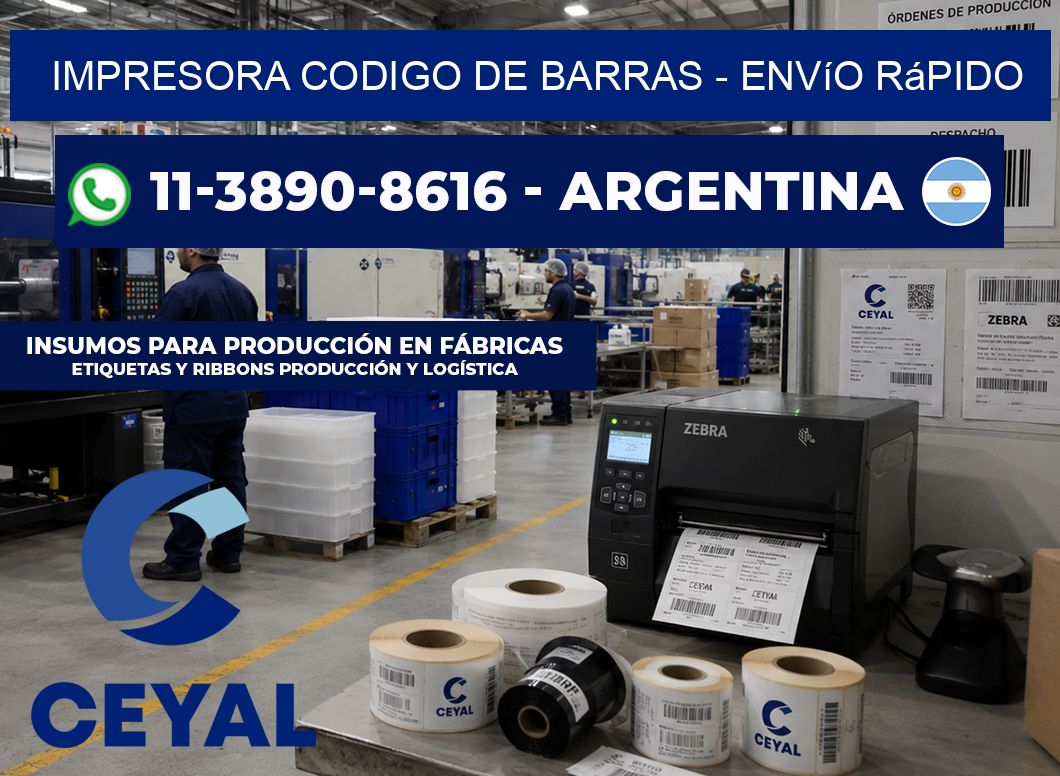 IMPRESORA CODIGO DE BARRAS – Envío rápido