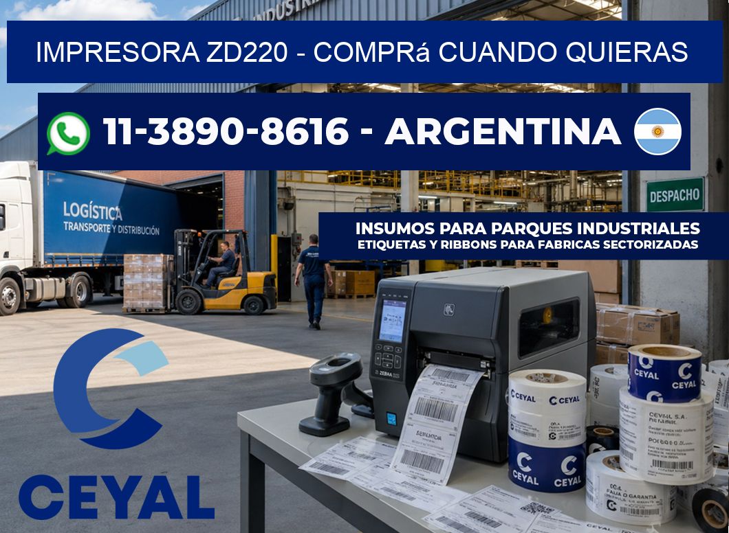 IMPRESORA ZD220 - Comprá cuando quieras