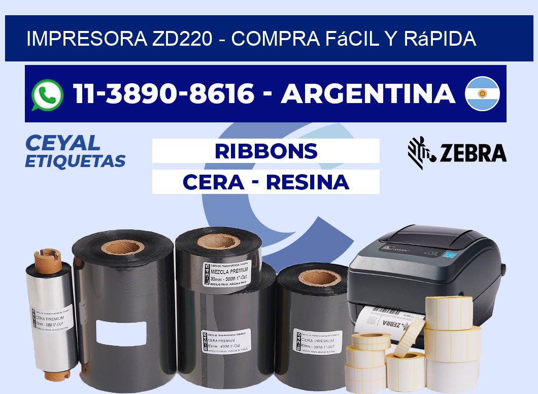IMPRESORA ZD220 - Compra fácil y rápida