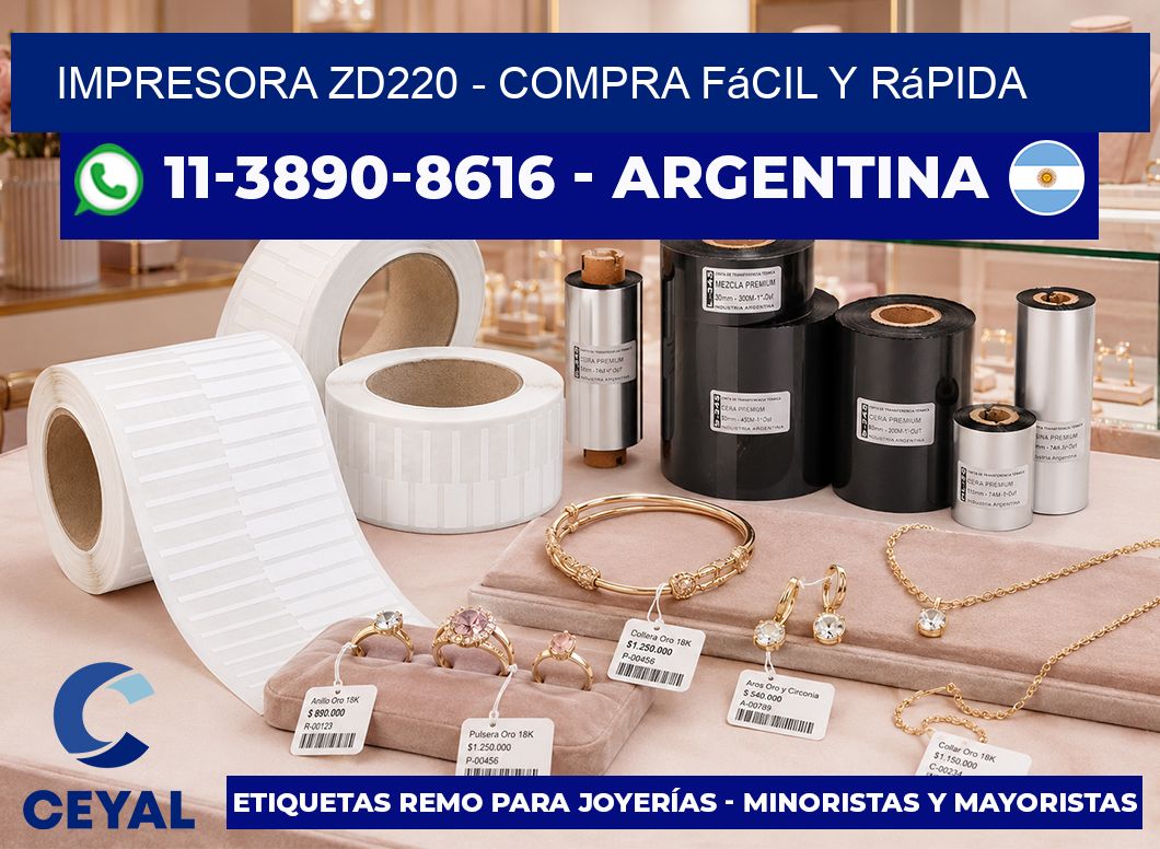 IMPRESORA ZD220 – Compra fácil y rápida