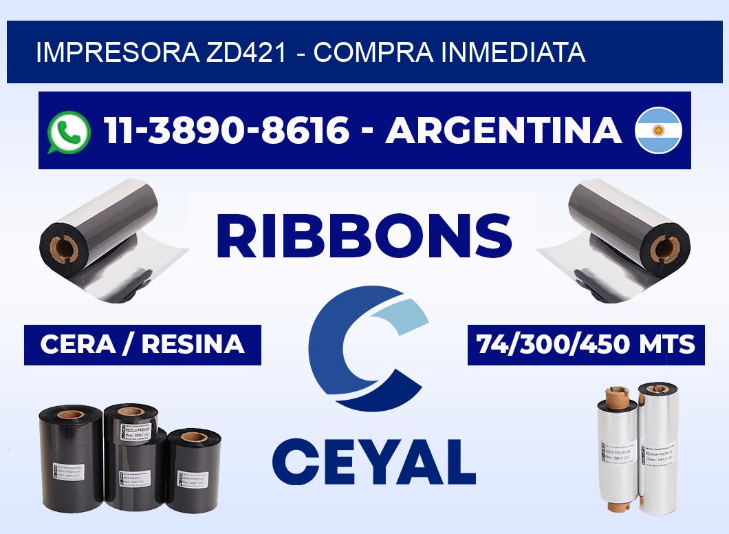 IMPRESORA ZD421 - Compra inmediata
