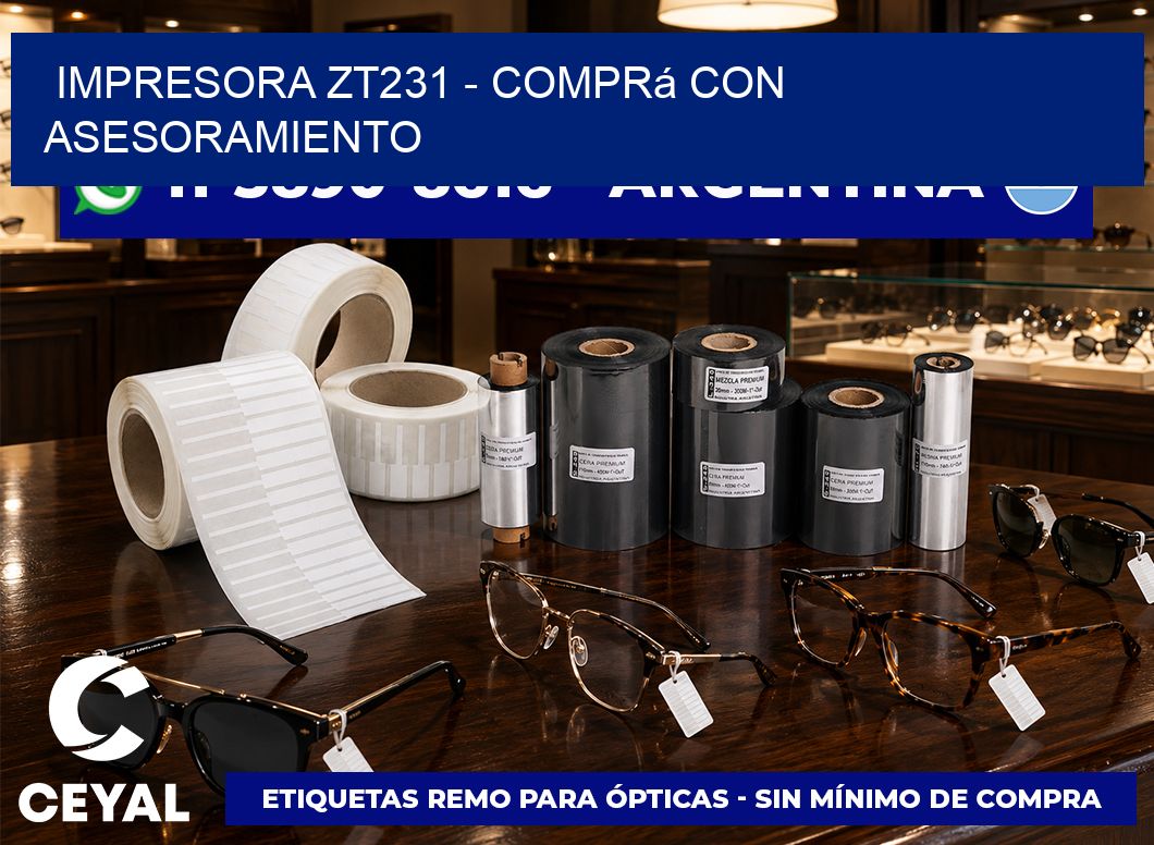 IMPRESORA ZT231 - Comprá con asesoramiento