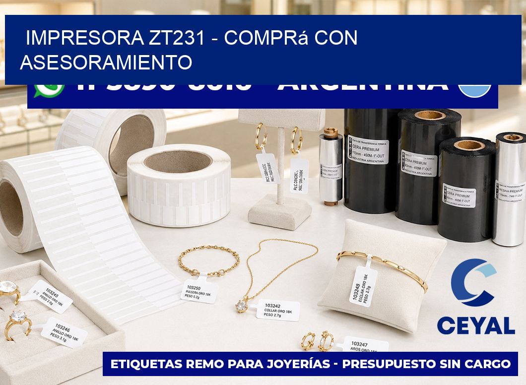 IMPRESORA ZT231 - Comprá con asesoramiento