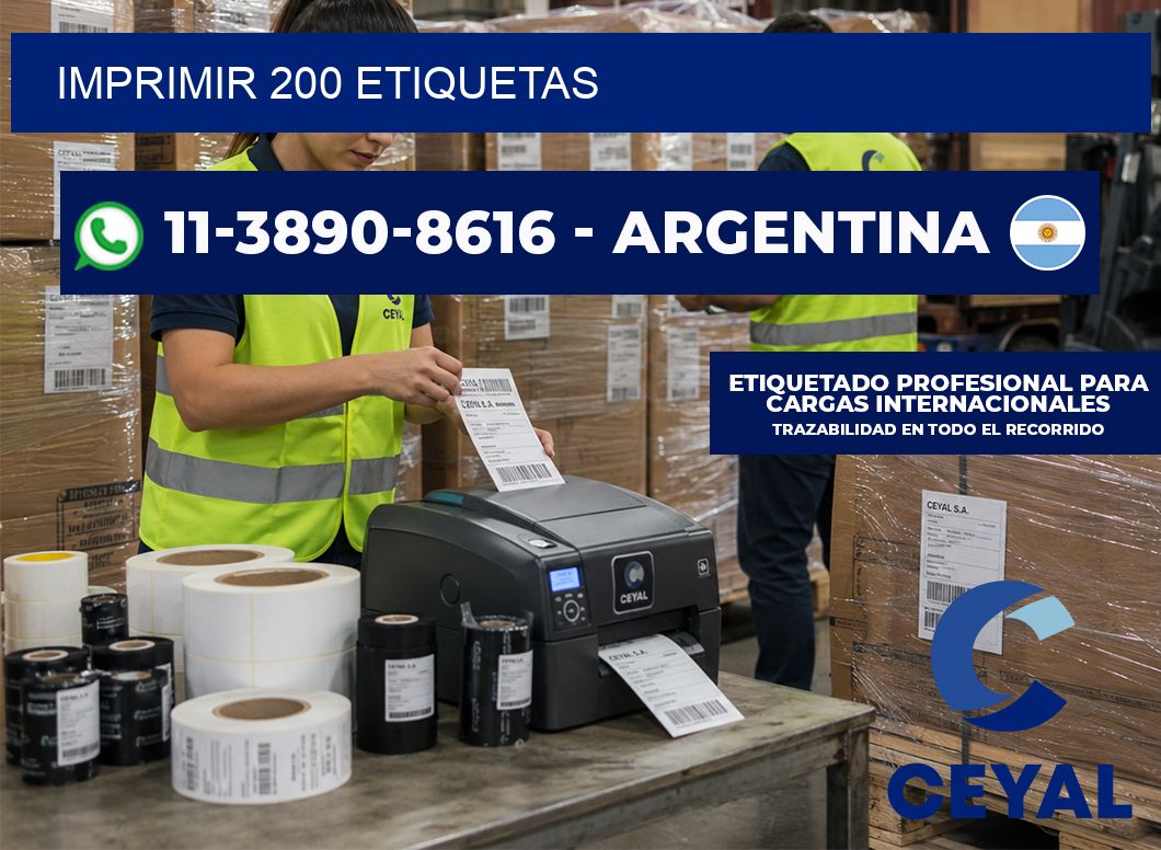 IMPRIMIR 200 ETIQUETAS