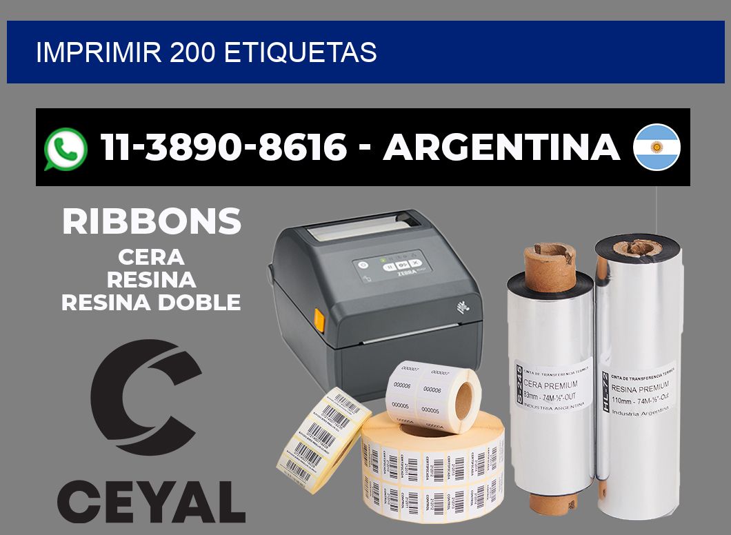 IMPRIMIR 200 ETIQUETAS