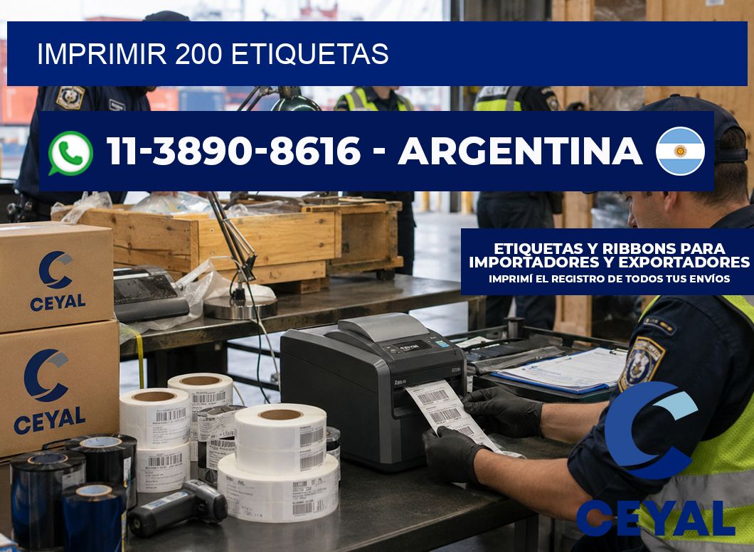 IMPRIMIR 200 ETIQUETAS