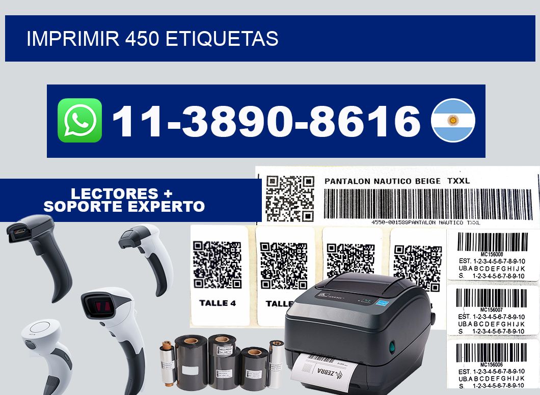 IMPRIMIR 450 ETIQUETAS