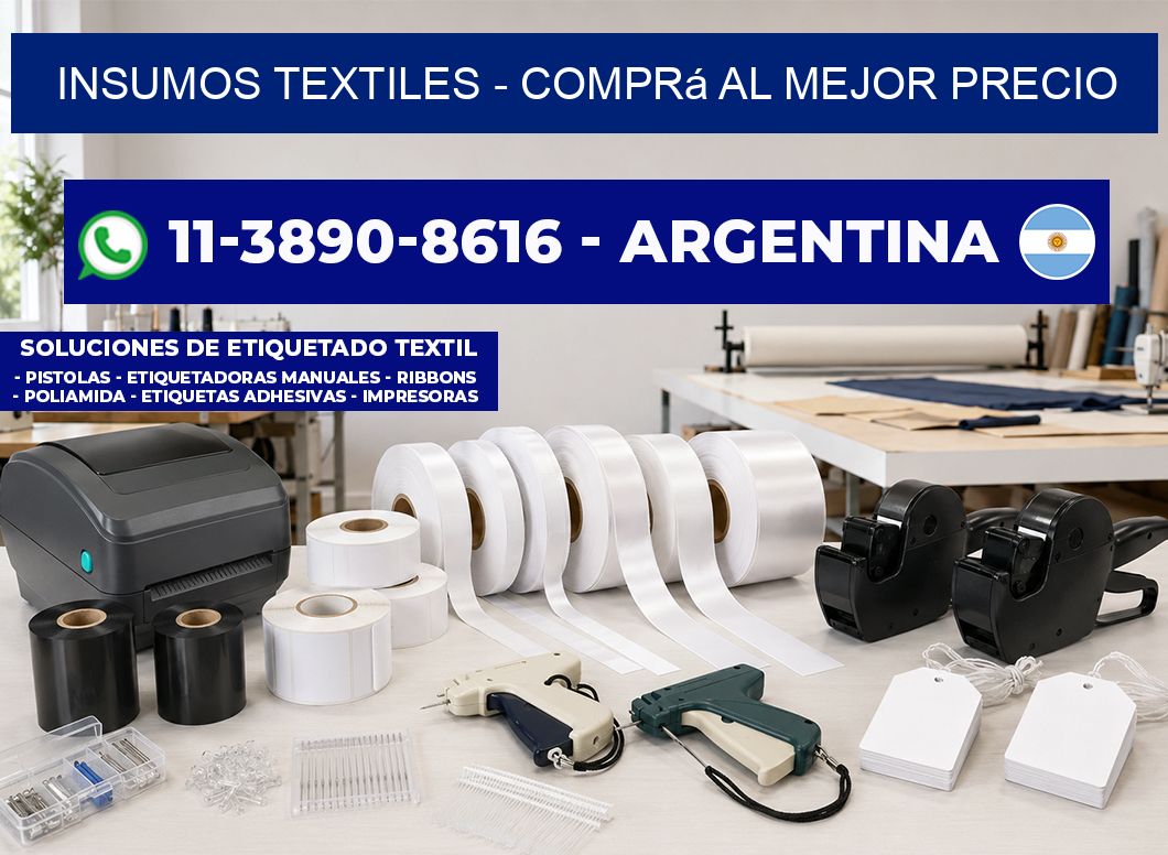 INSUMOS TEXTILES - Comprá al mejor precio