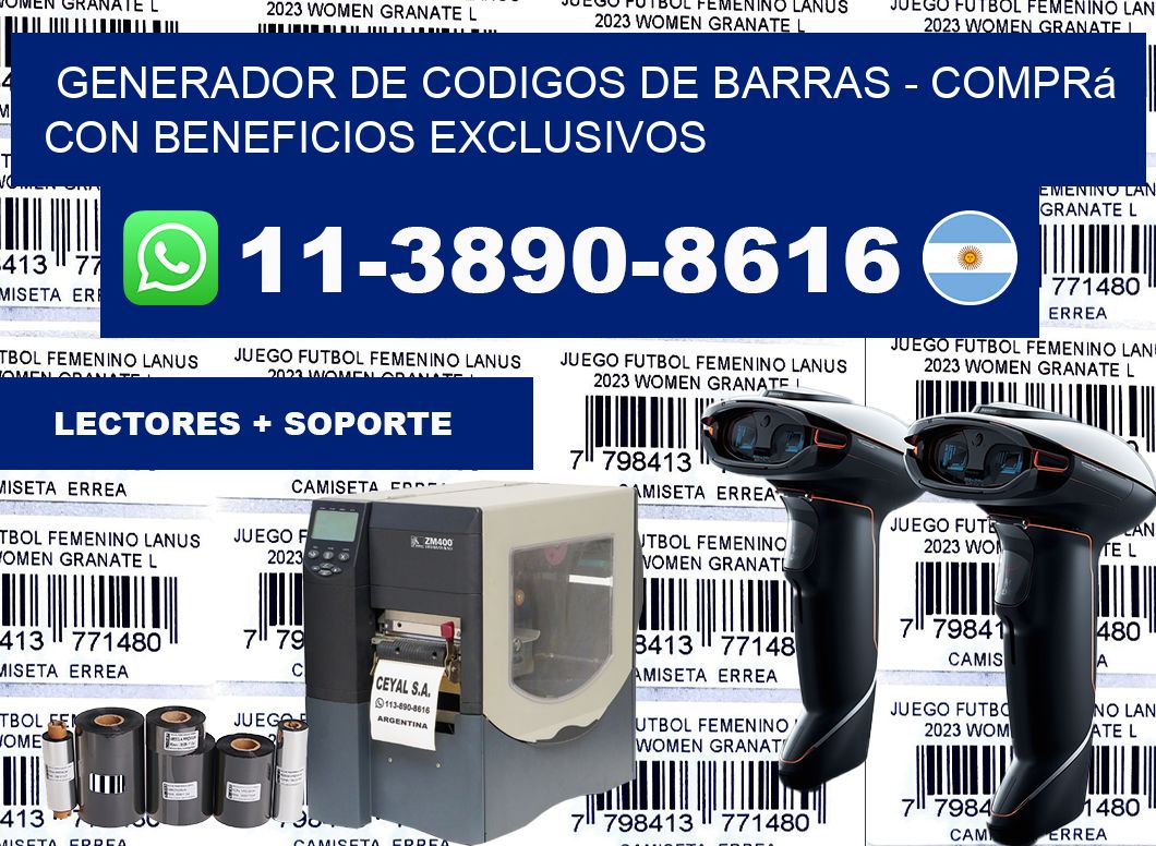 generador de codigos de barras - Comprá con beneficios exclusivos