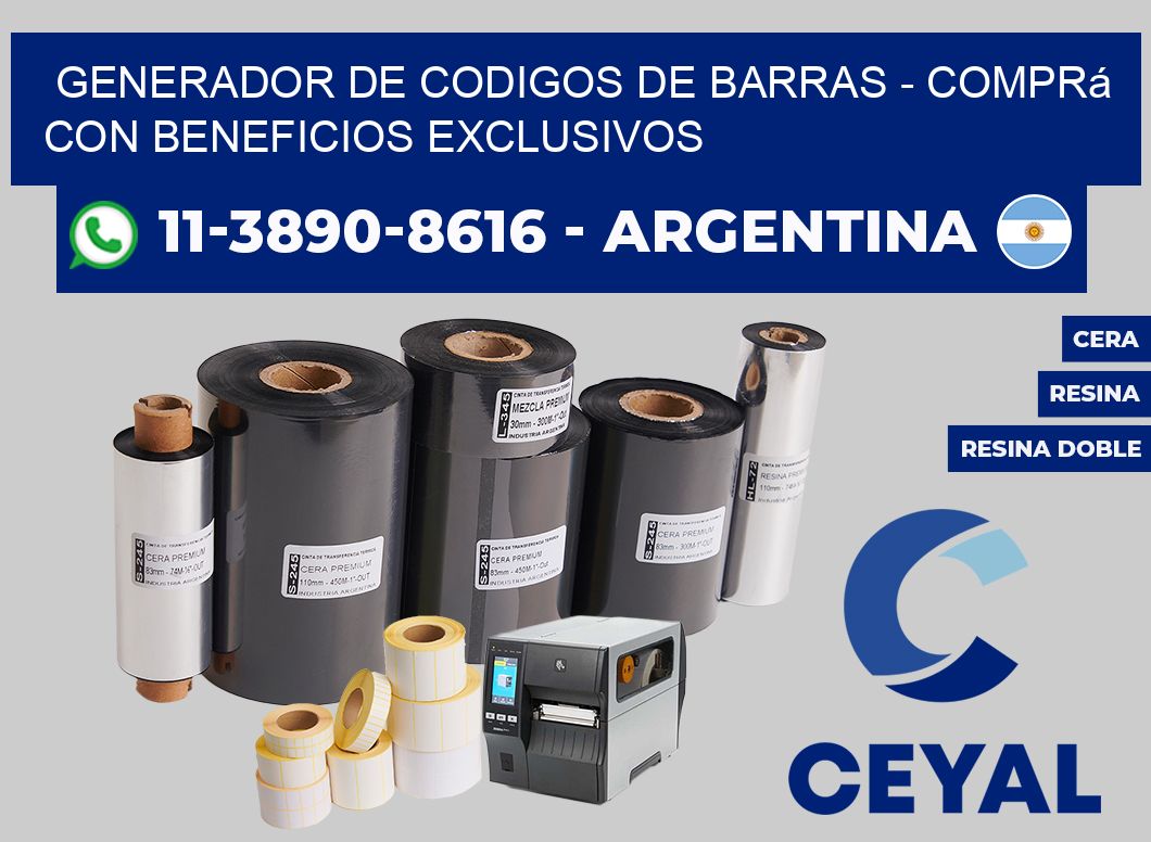 generador de codigos de barras - Comprá con beneficios exclusivos