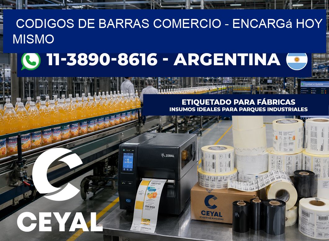 Codigos de barras comercio - Encargá hoy mismo