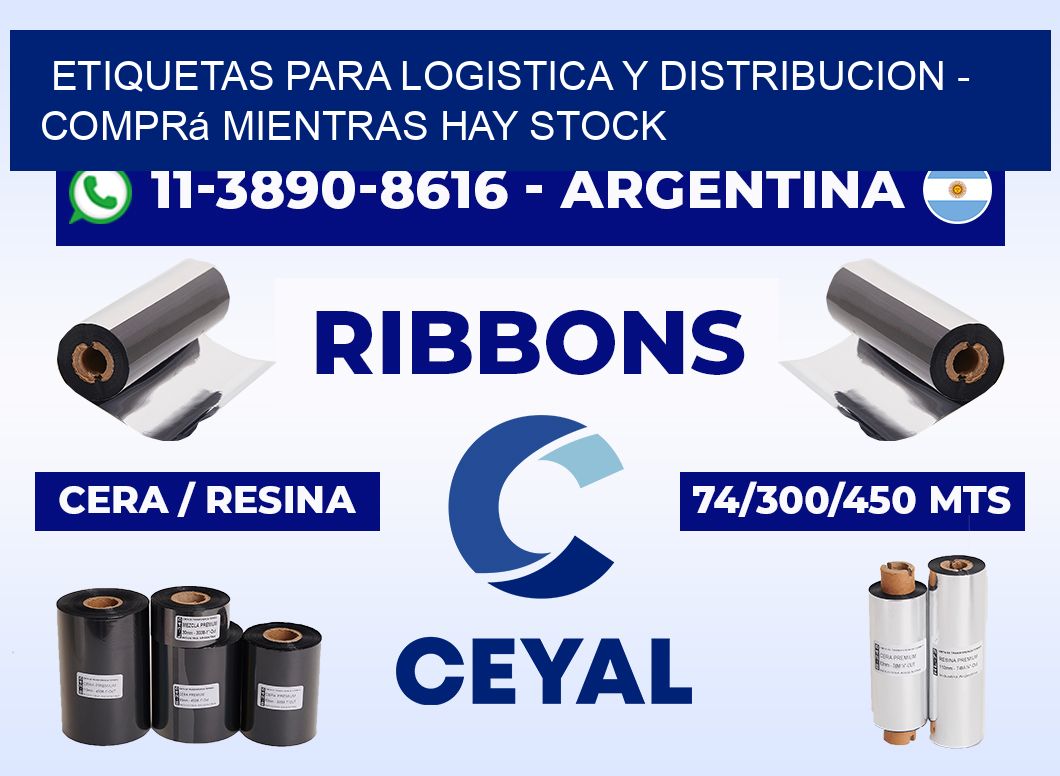 ETIQUETAS PARA LOGISTICA Y DISTRIBUCION - Comprá mientras hay stock