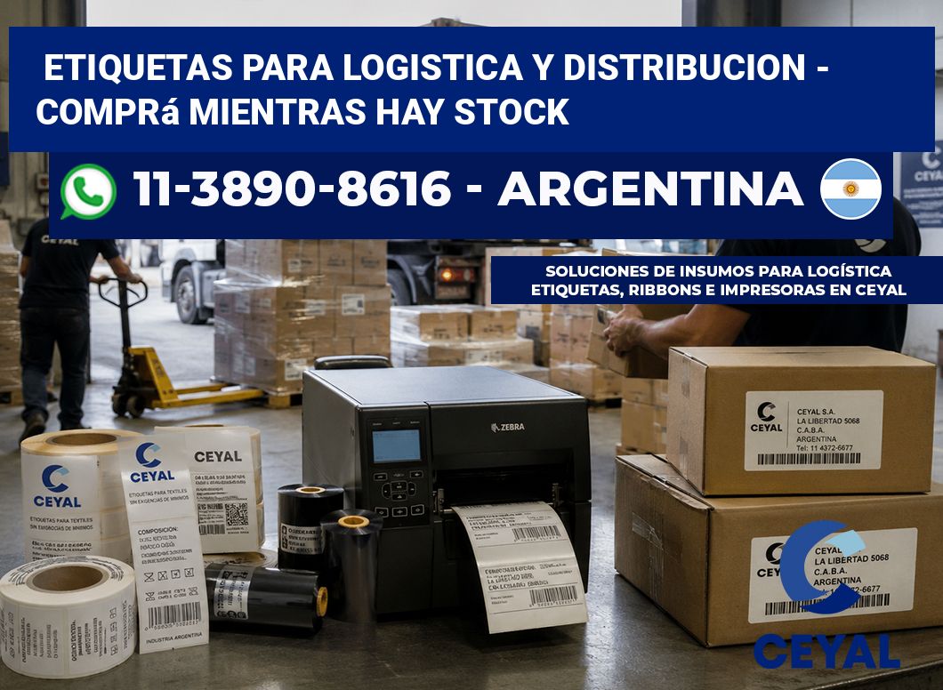 ETIQUETAS PARA LOGISTICA Y DISTRIBUCION – Comprá mientras hay stock
