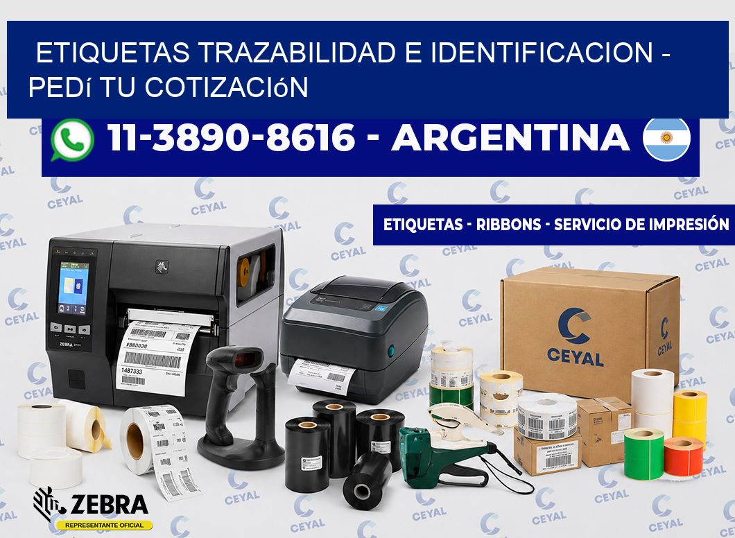ETIQUETAS TRAZABILIDAD E IDENTIFICACION - Pedí tu cotización