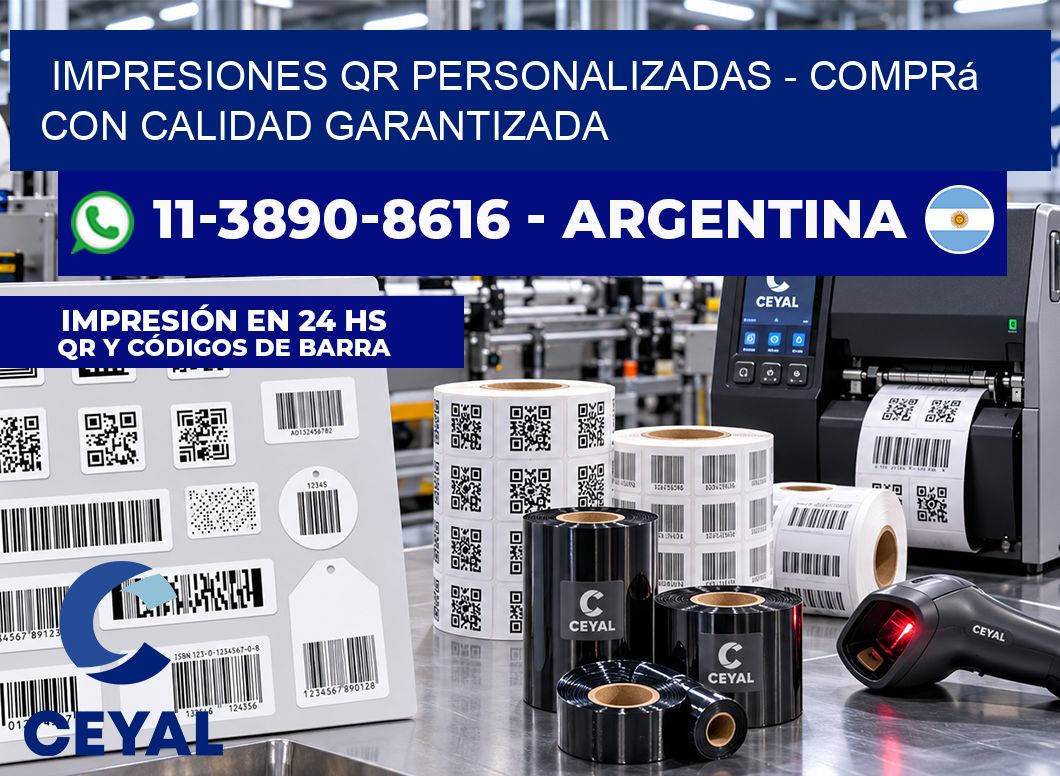 Impresiones QR Personalizadas - Comprá con calidad garantizada