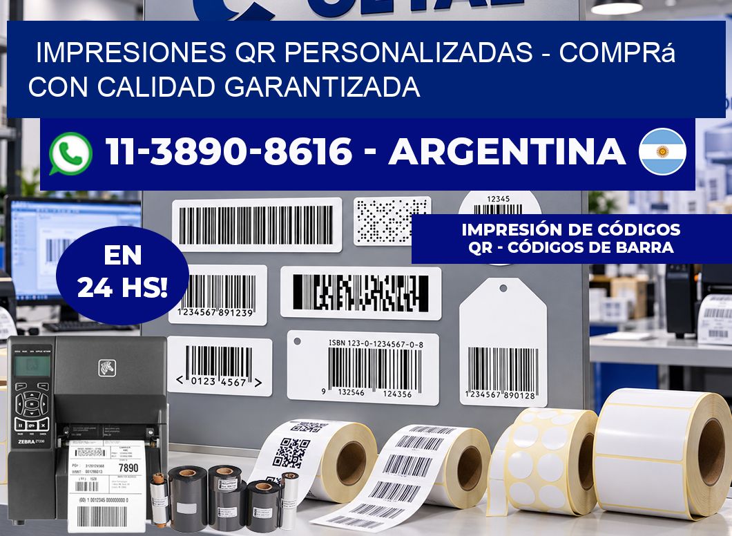 Impresiones QR Personalizadas – Comprá con calidad garantizada