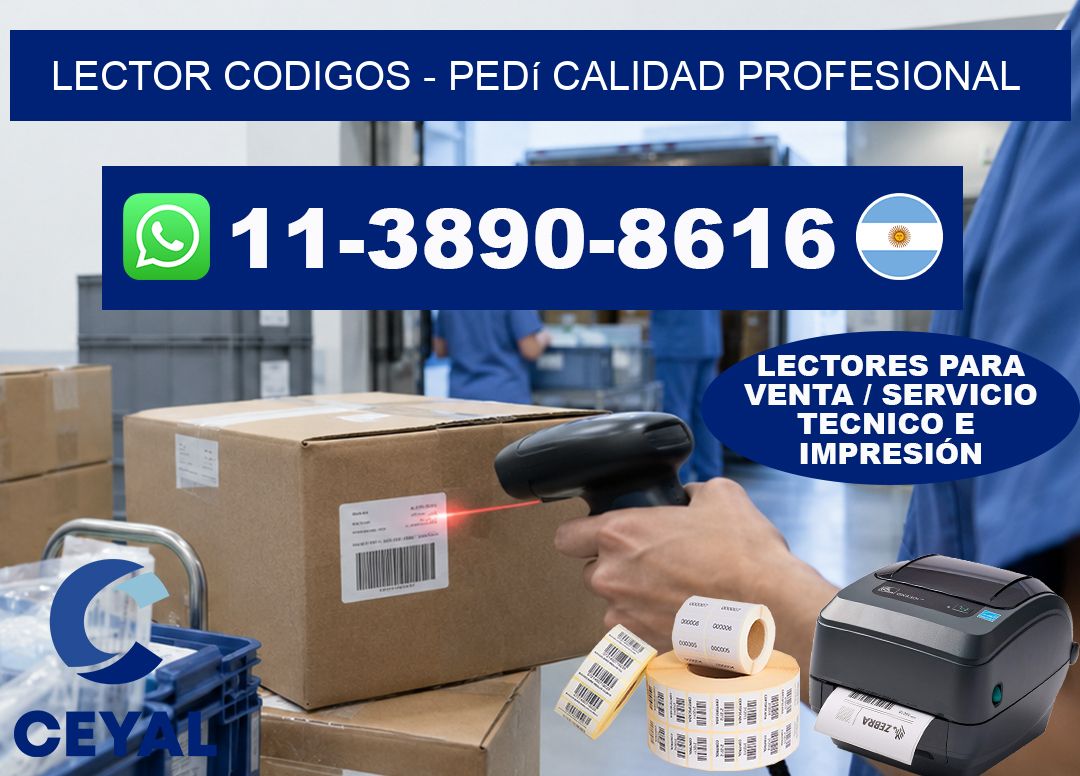 LECTOR CODIGOS – Pedí calidad profesional
