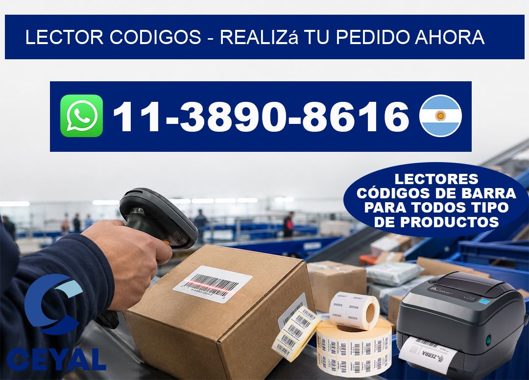 LECTOR CODIGOS - Realizá tu pedido ahora