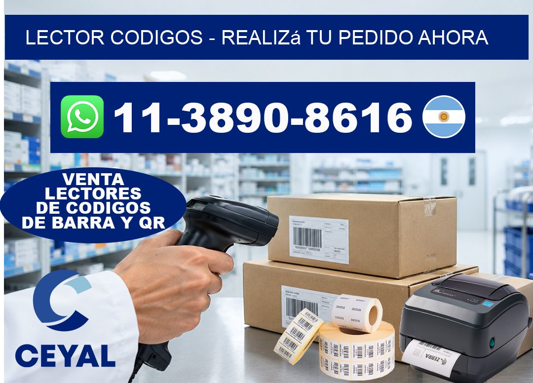 LECTOR CODIGOS - Realizá tu pedido ahora