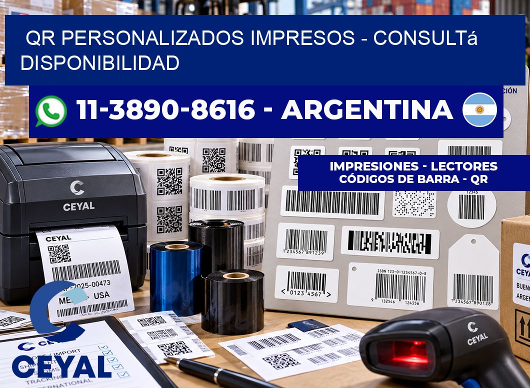 QR Personalizados Impresos - Consultá disponibilidad