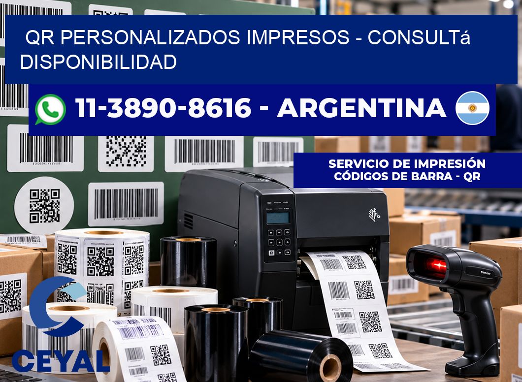 QR Personalizados Impresos - Consultá disponibilidad