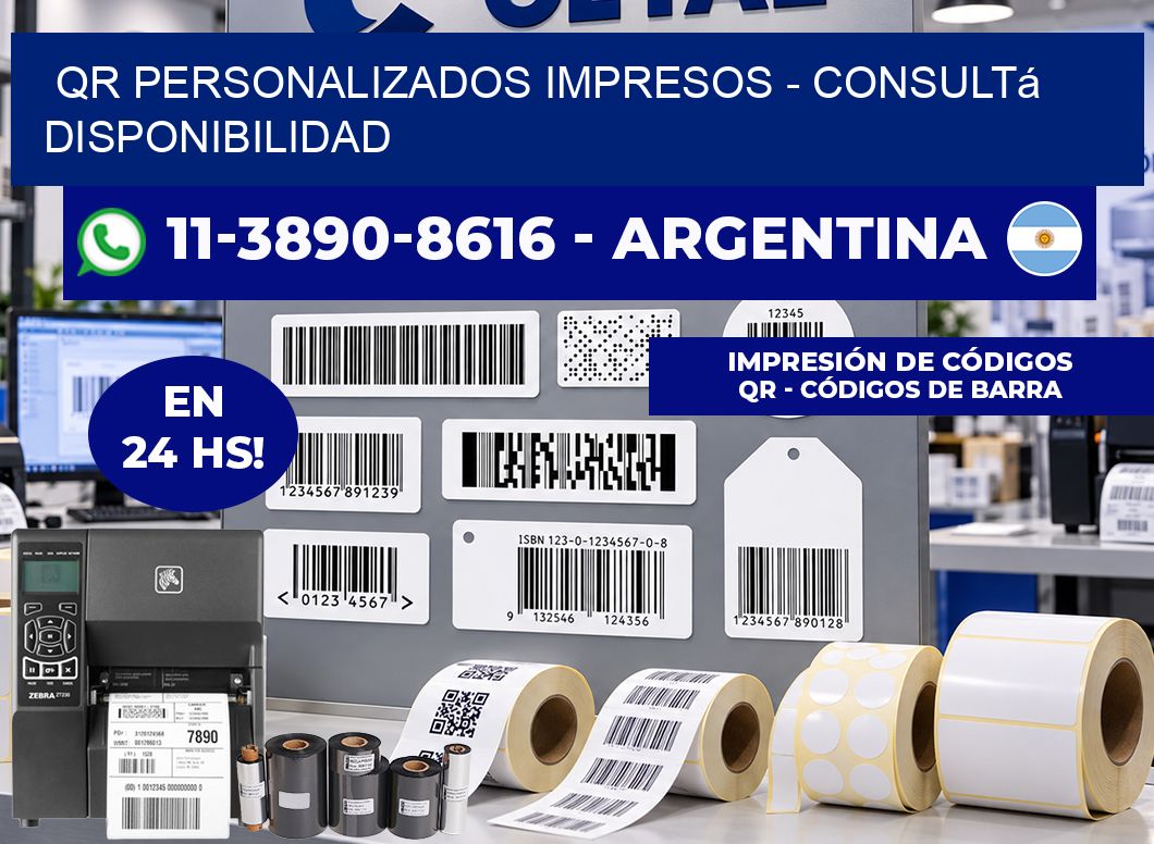 QR Personalizados Impresos - Consultá disponibilidad