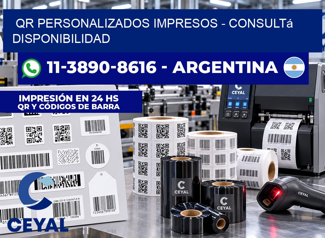 QR Personalizados Impresos - Consultá disponibilidad
