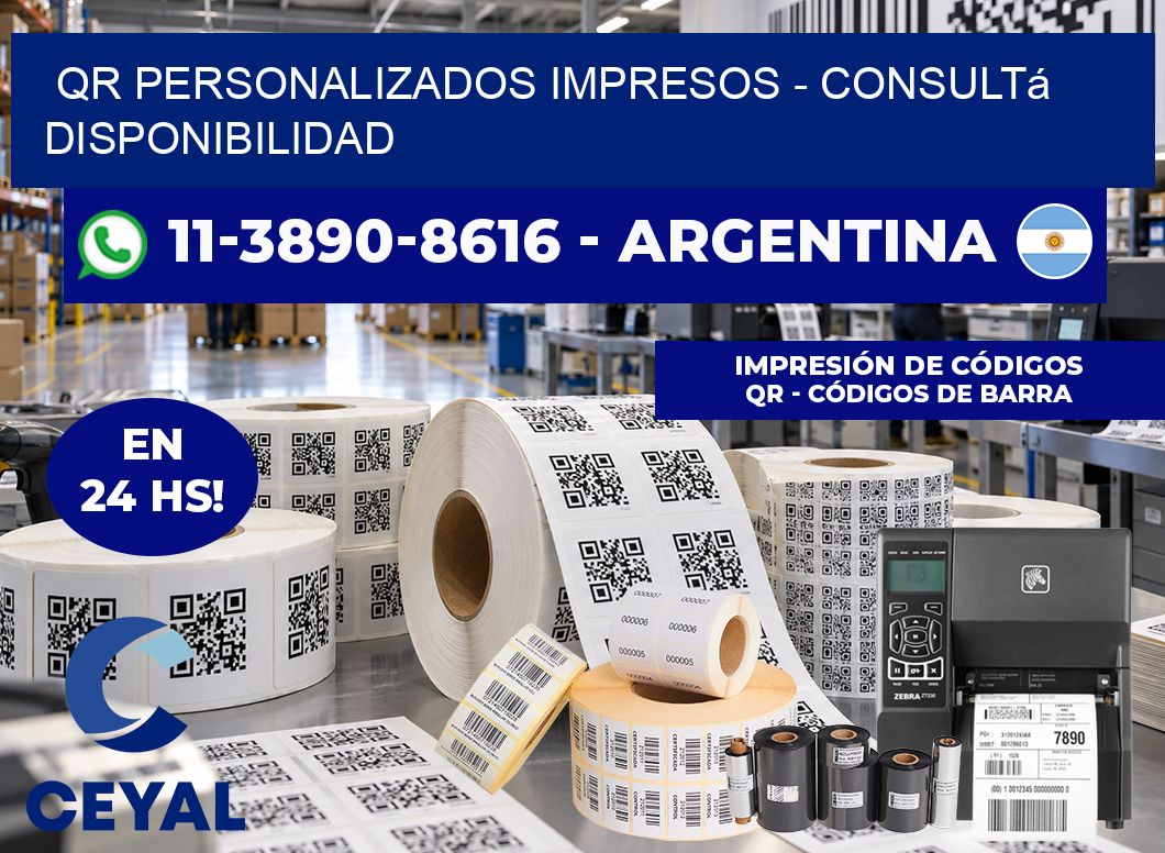 QR Personalizados Impresos – Consultá disponibilidad