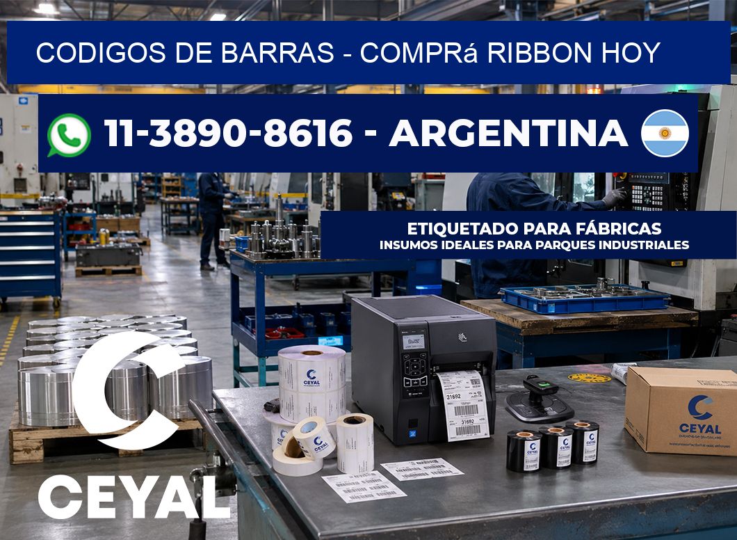 codigos de barras - Comprá ribbon hoy