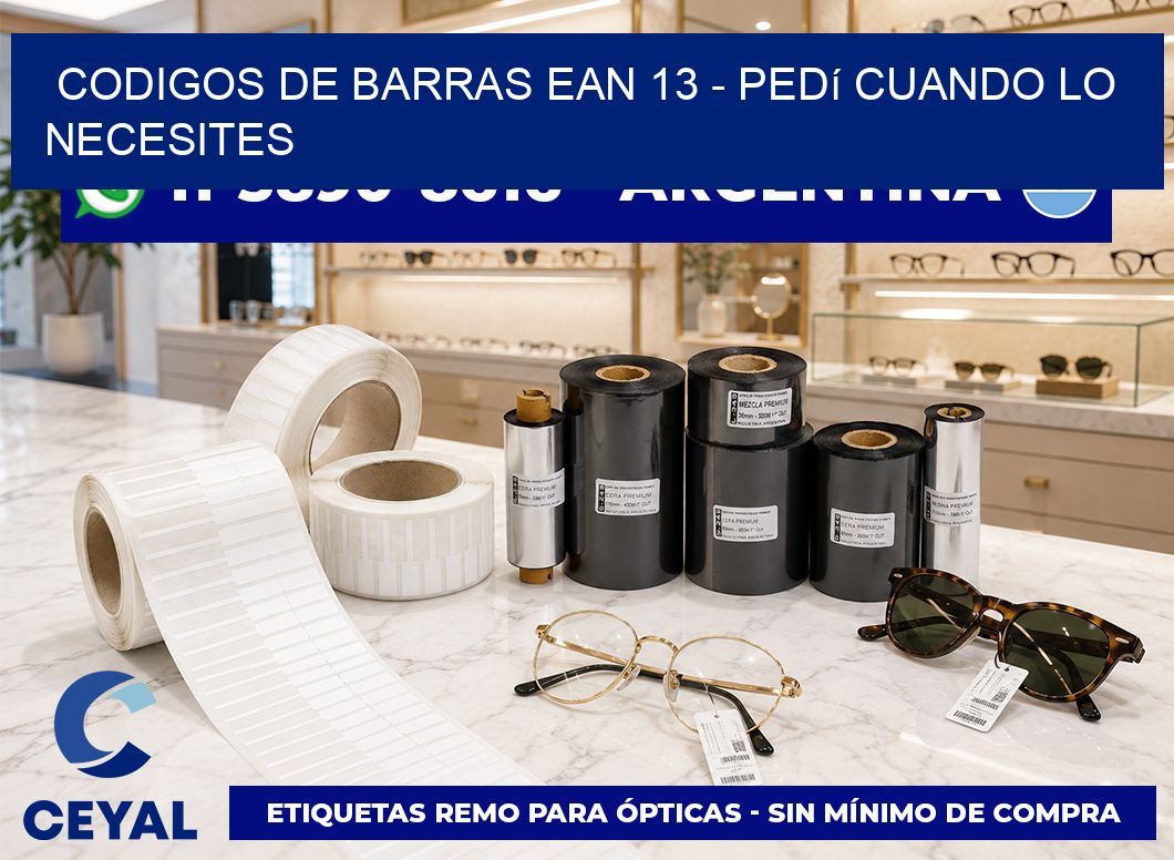 codigos de barras ean 13 - Pedí cuando lo necesites