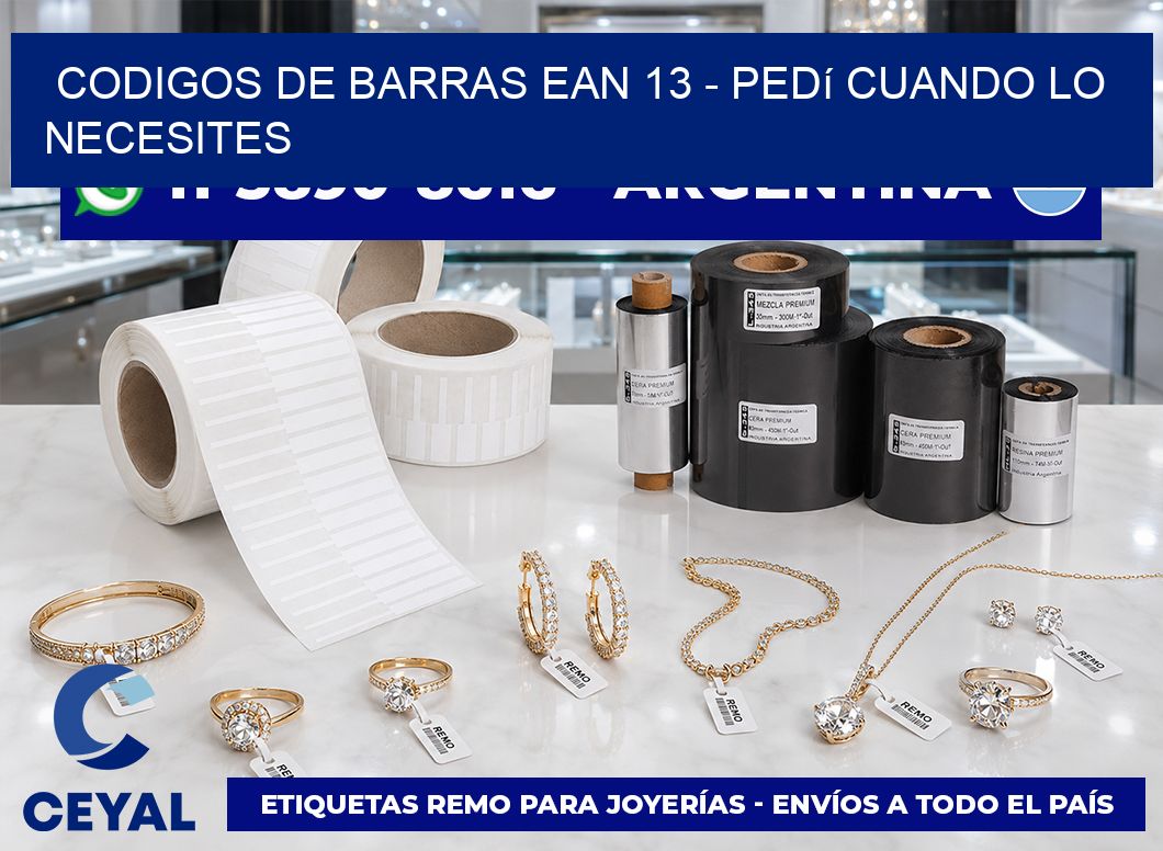 codigos de barras ean 13 – Pedí cuando lo necesites