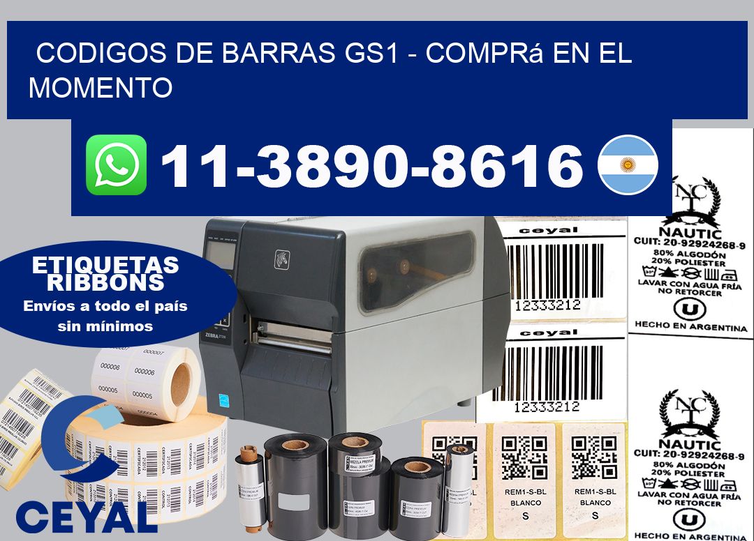 codigos de barras gs1 - Comprá en el momento