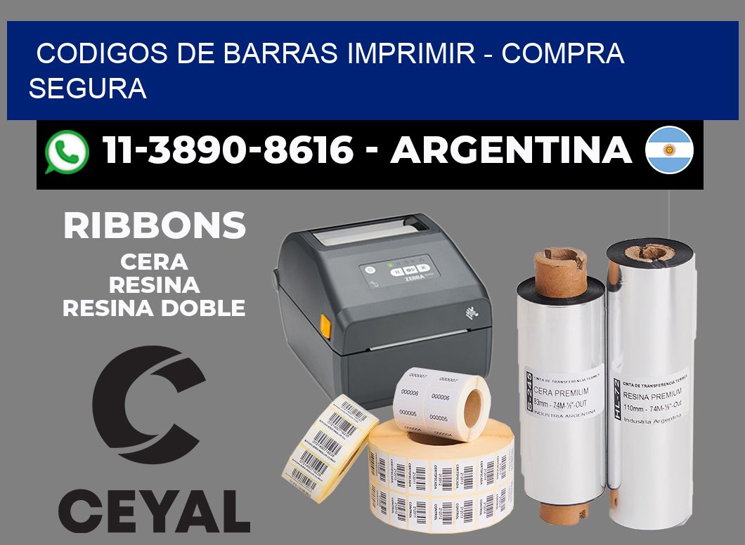 codigos de barras imprimir - Compra segura