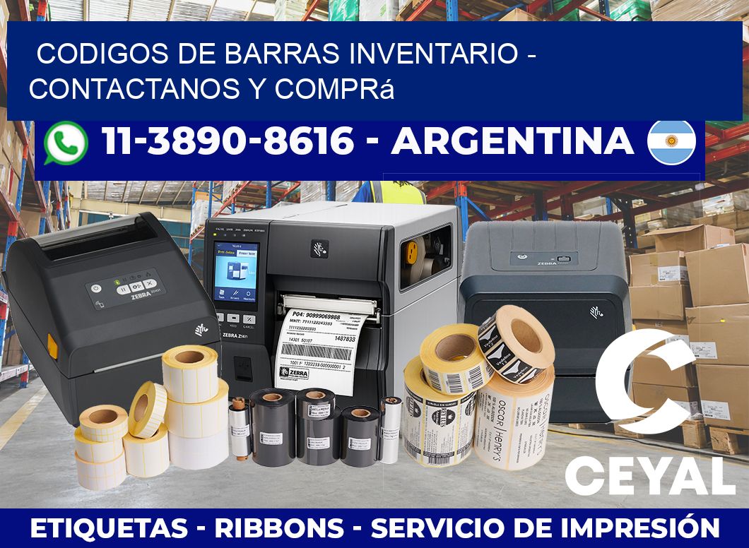 codigos de barras inventario - Contactanos y comprá