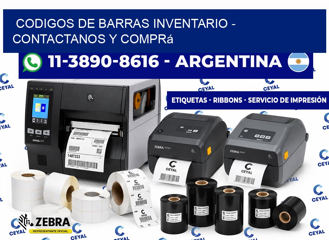 codigos de barras inventario – Contactanos y comprá