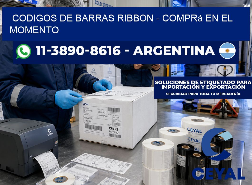 codigos de barras ribbon - Comprá en el momento