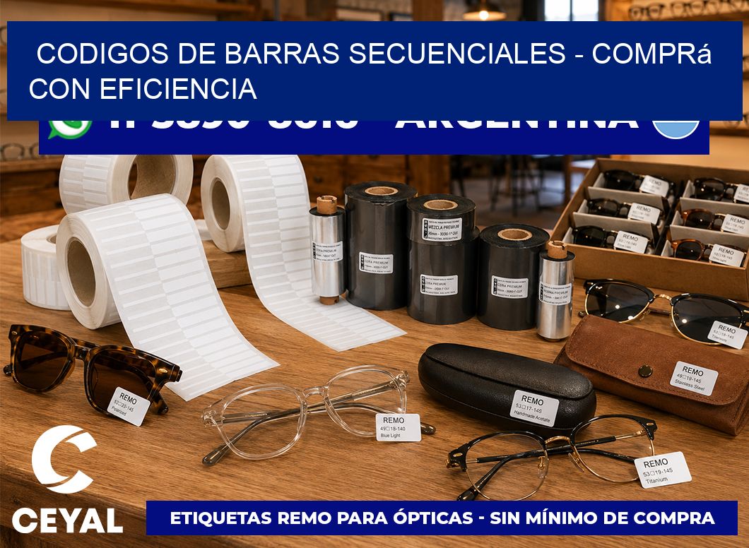 codigos de barras secuenciales - Comprá con eficiencia