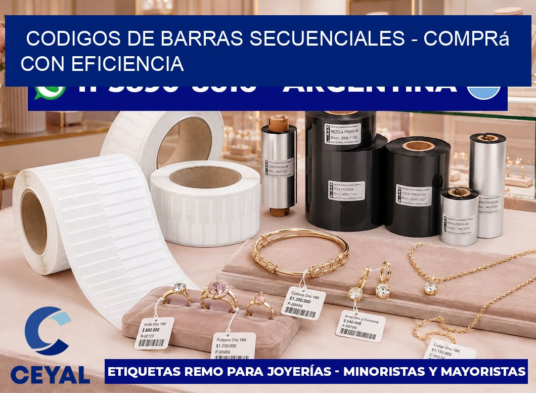 codigos de barras secuenciales – Comprá con eficiencia
