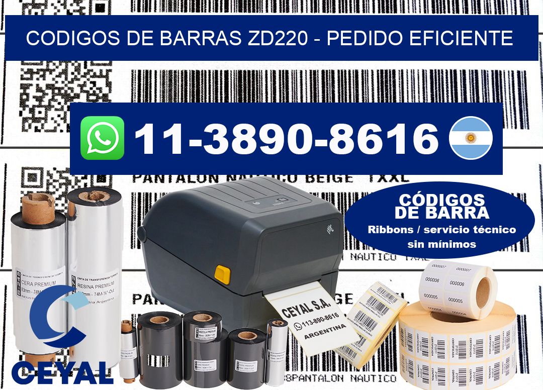 codigos de barras zd220 - Pedido eficiente