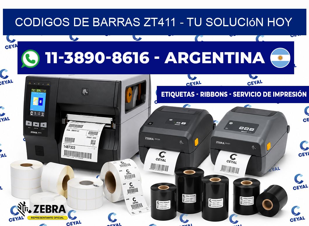 codigos de barras zt411 - Tu solución hoy