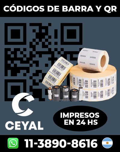 Códigos de barras para Imprimir - Hacé tu pedido ahora