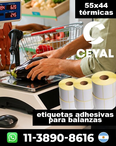 ETIQUETADO TÉRMICO BALANZAS – Servicio inmediato