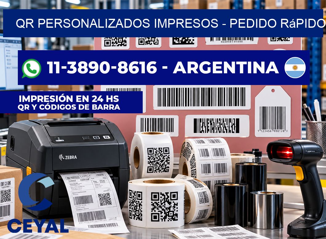 QR Personalizados Impresos - Pedido rápido