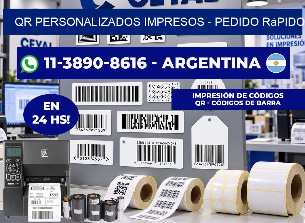 QR Personalizados Impresos - Pedido rápido