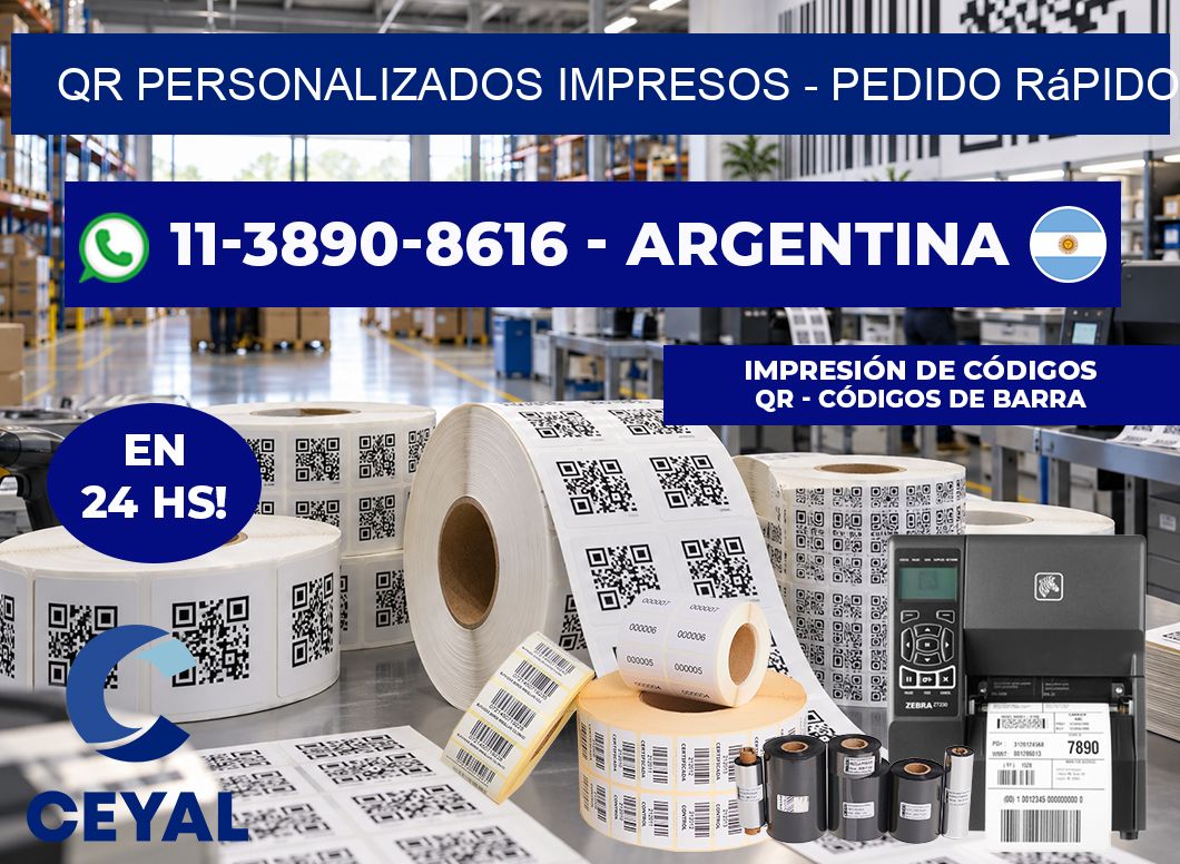 QR Personalizados Impresos - Pedido rápido